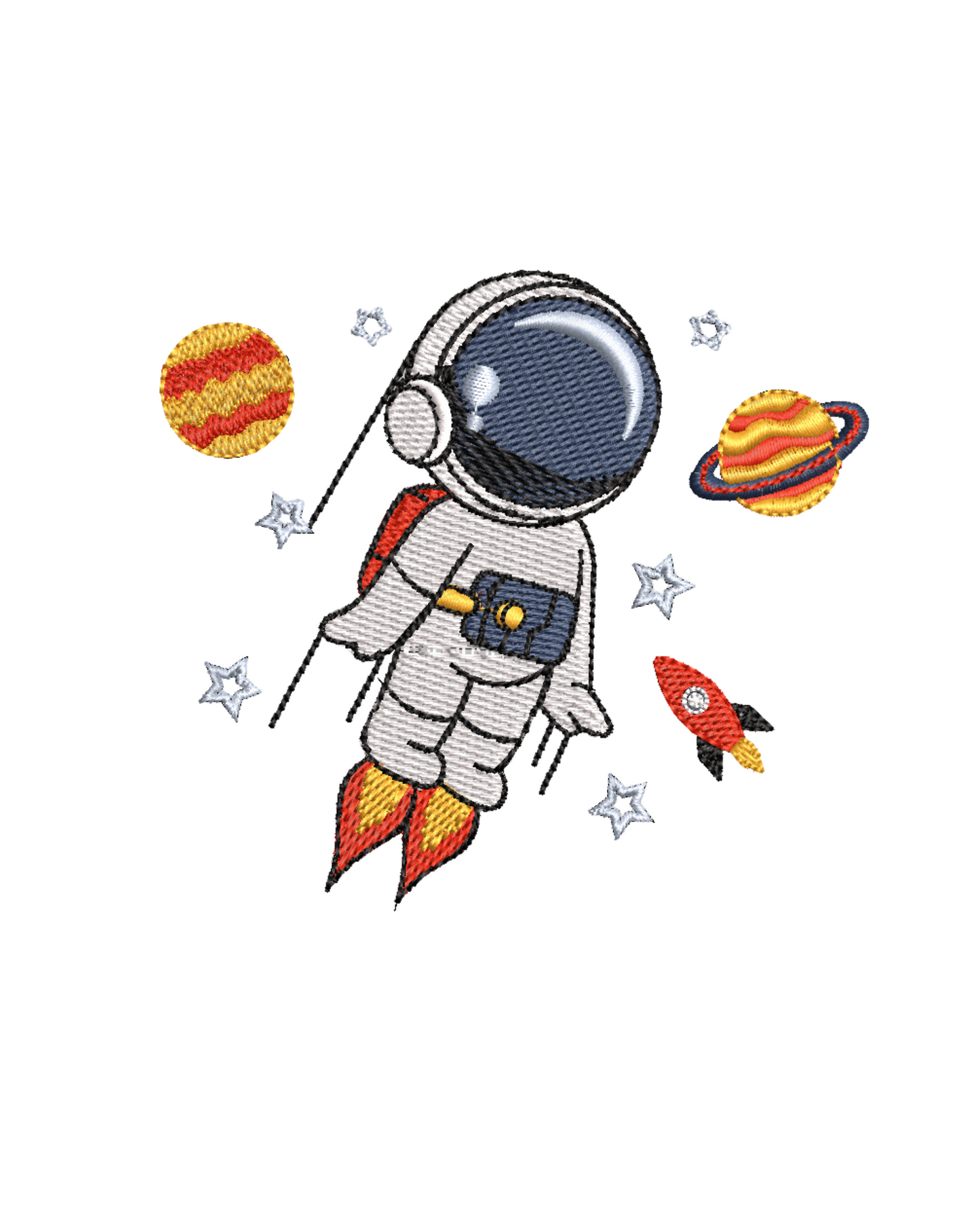 Astronaut vliegend