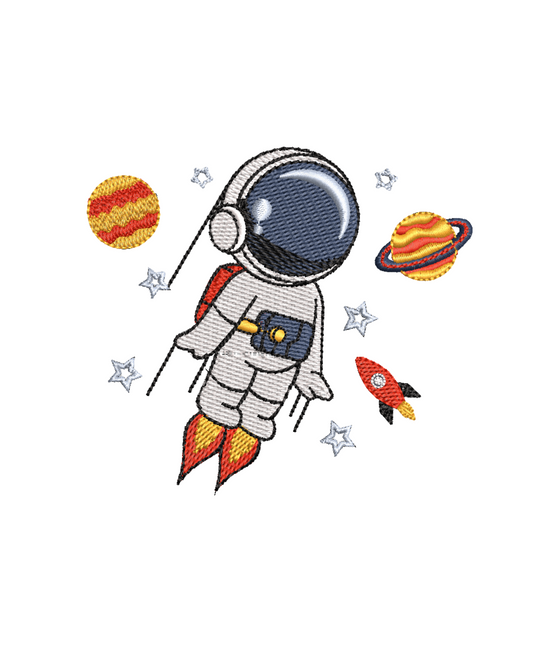 Astronaut vliegend