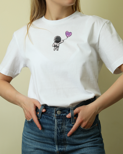 Astronaut met hartje