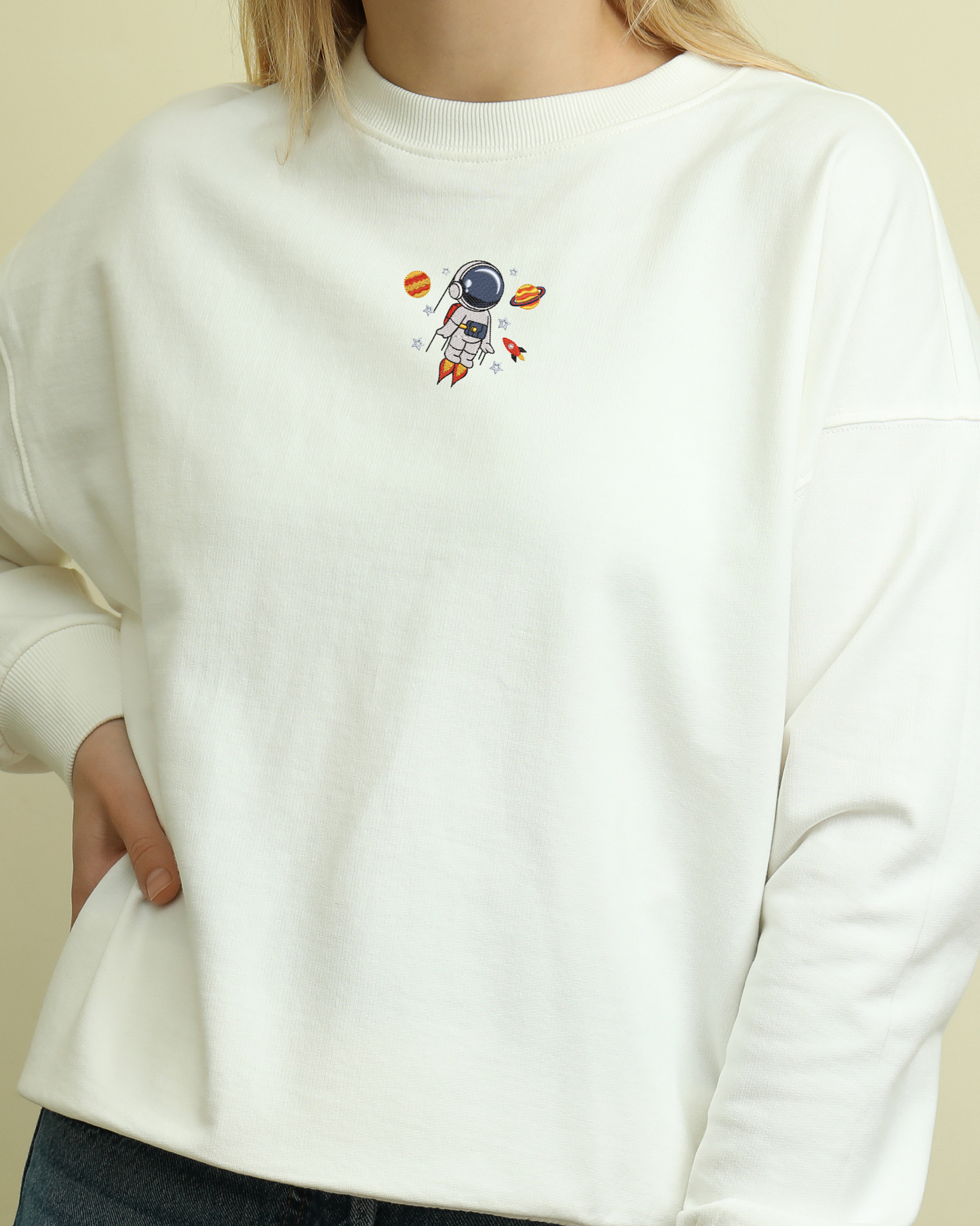 Astronaut vliegend