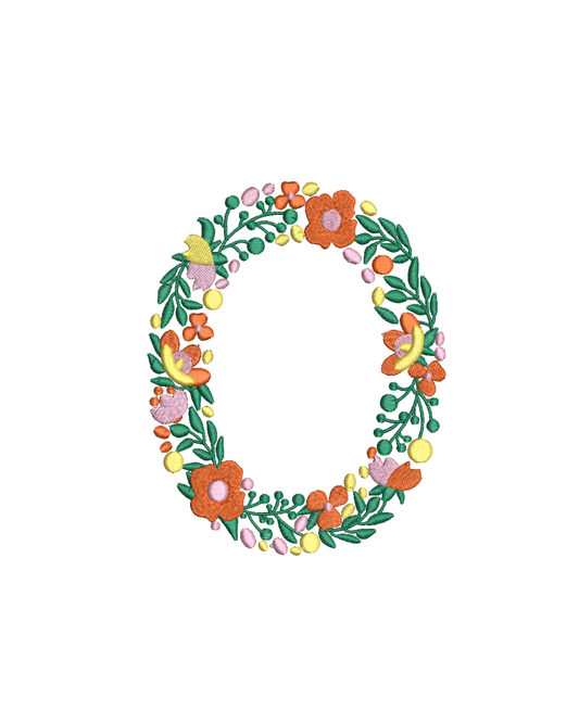 Bloemen letters Klein